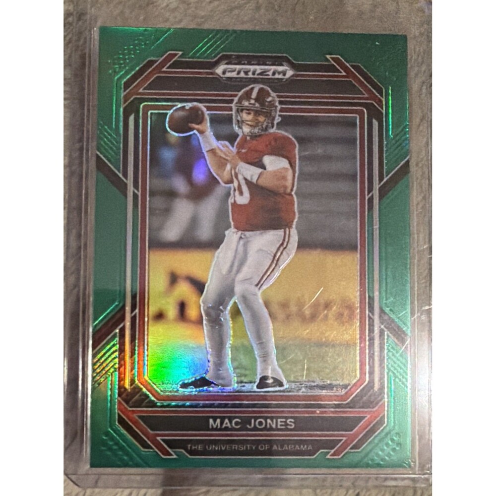 2023 Panini Prizm Draft Picks - Mac Jones #70 Green Prizm